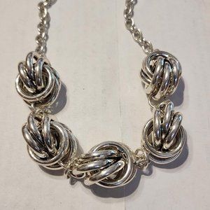 Silver Plunder Necklace‎